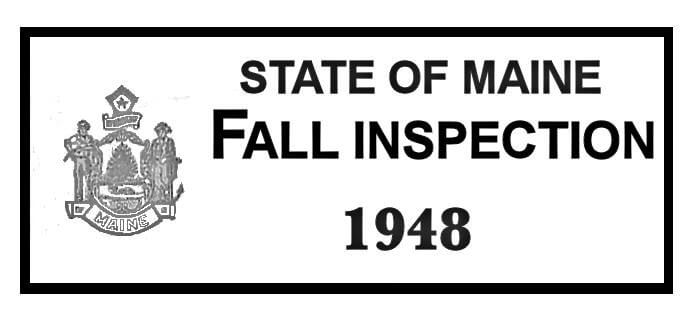 (image for) 1948 Maine FALL Inspection Sticker